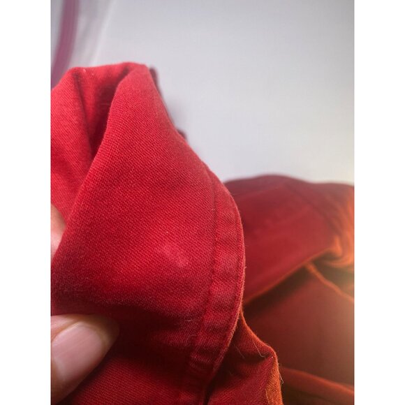 Talbots Womens Red Button-Up Jacket With Pockets Sz 16 Stretchy - Picture 9 of 9